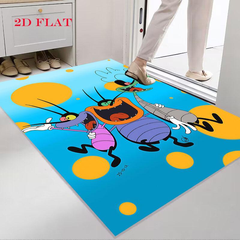 Oggy Pride Carpet Rug for Living Room Bedroom Home Sofa Decoration,Kids play Nonslip Floor Mat