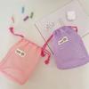 Mesh Large Capacity Drawstring Bags Women Cosmetic Bag Portable Wash Makeup Bag Travel Organizer Packaging Pouch Handbags