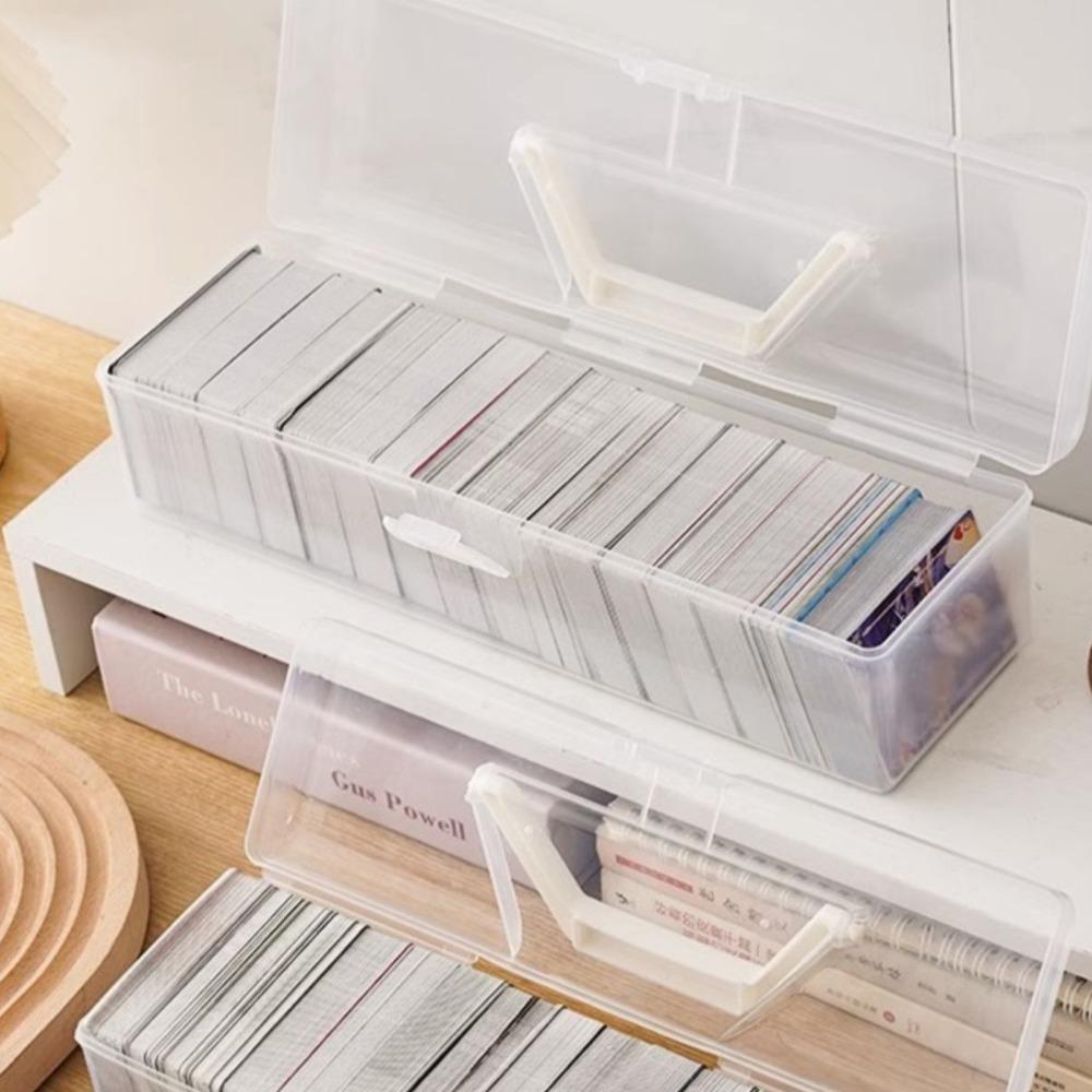 Большая вместительная коробка для хранения карточек «Звезды футбола», пластиковый органайзер для игровых карт