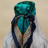 The Four Seasons Beach Kerchief  New Style Sunscreen Silk Hijab Women Popular Design Headscarf Luxury 70X70CM Square Scarves