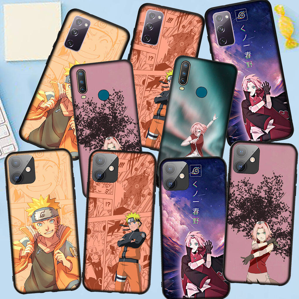 Phone Case for Samsung Galaxy S25 S23 S24 Ultra FE Plus A05 A06 A15 A16 A36 A37 A35 A54 A55 A56 A57 A25 A26 A53 A17 Haruno Sakura Anime Naruto Cover