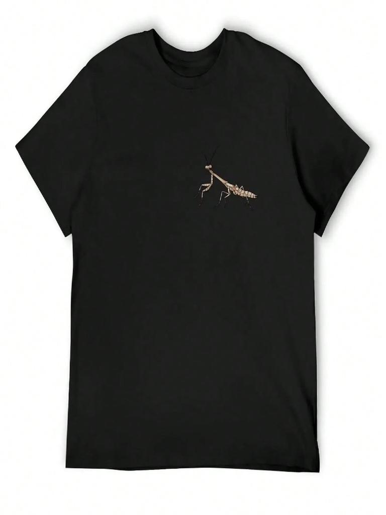 Juvenile Mantis T-Shirt Summer Shirt Blacks Valentines Boutique Clothes Animal Prinfor Boys Oversized T Shirts For unisex