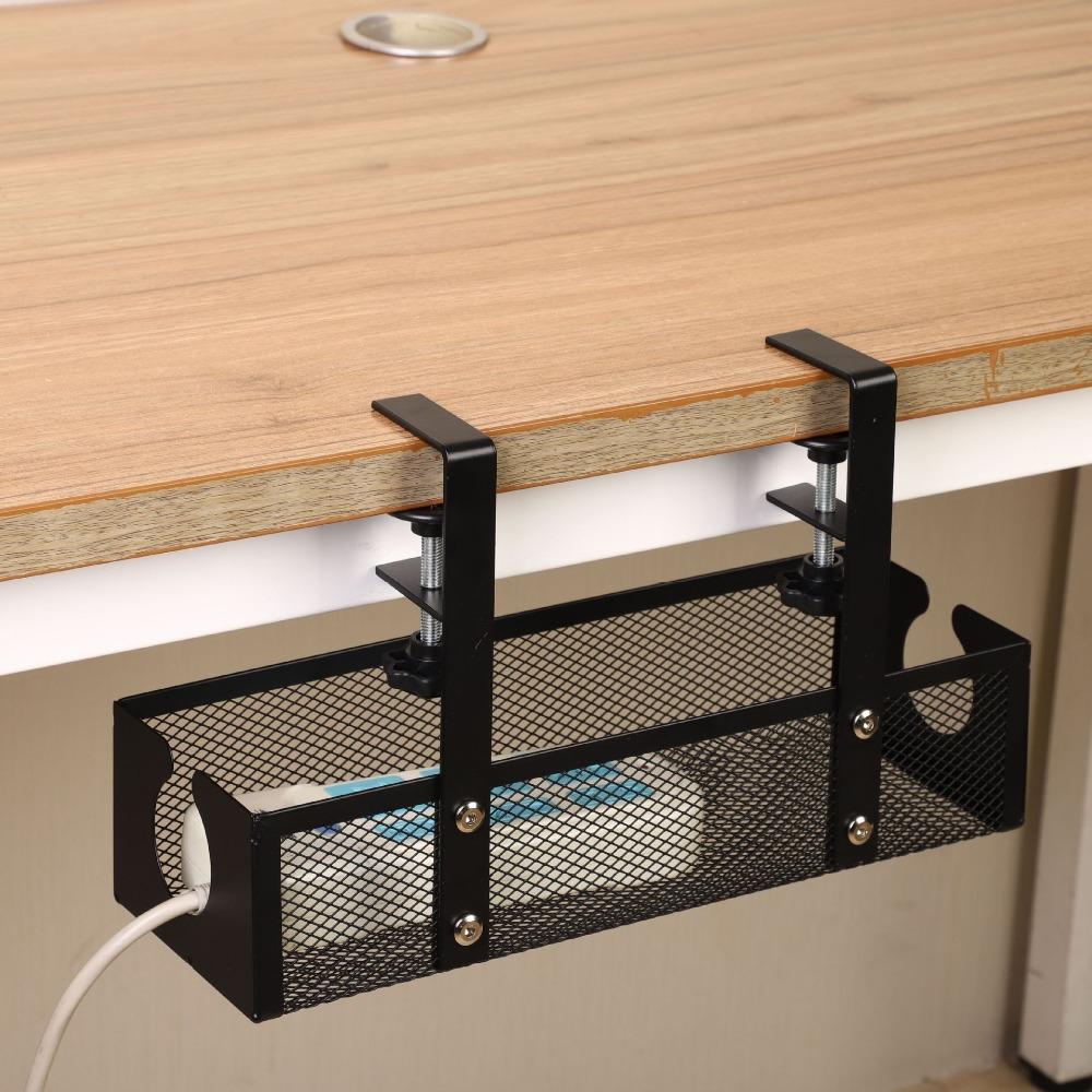 Adjustable Thickness Desk Cable Organizer Under Desk Cord Organizer Kitchen Storage