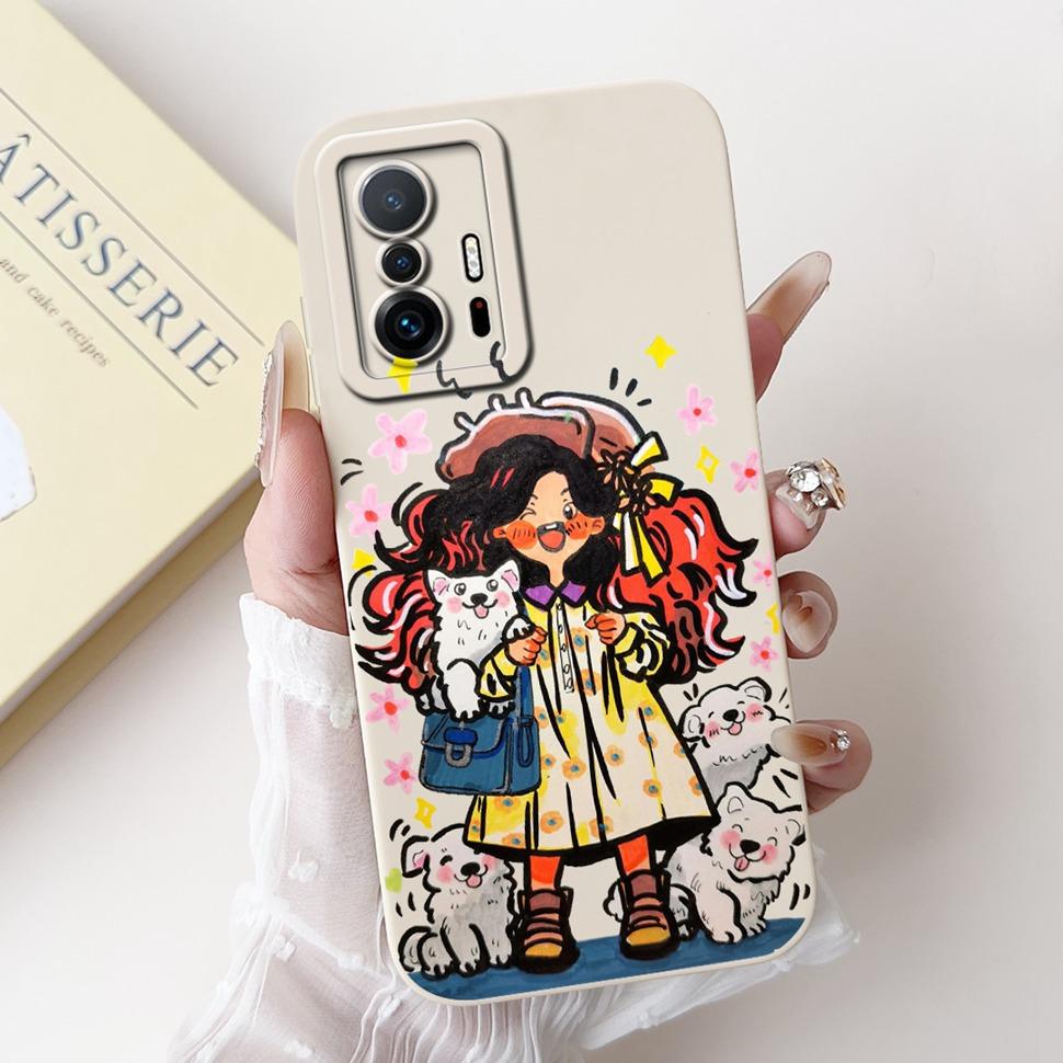 Soft TPU Cover For Xiaomi 11T Case Cute Panda Pattern Phone Case For Xiaomi 11T 12T 13T 5G Back Cover Xiaomi11T Xiaomi12T Shell