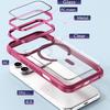 Защита объектива из стекла Подставка Чехлы для телефона Для iPhone 17 16 15 14 13 12 11 Pro Max Plus Air Для Magsafe Ударопрочная Магнитная крышка