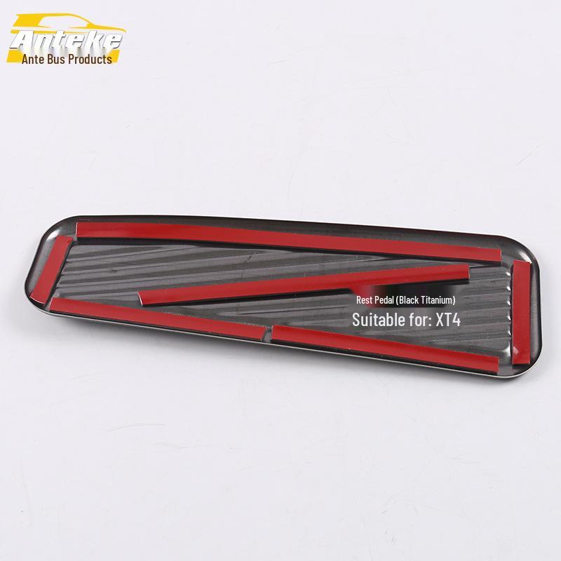 XT4 Pedal Decorative Panel: Electroplated Rest, Accelerator & Brake Pedal Accessories for 18 Models