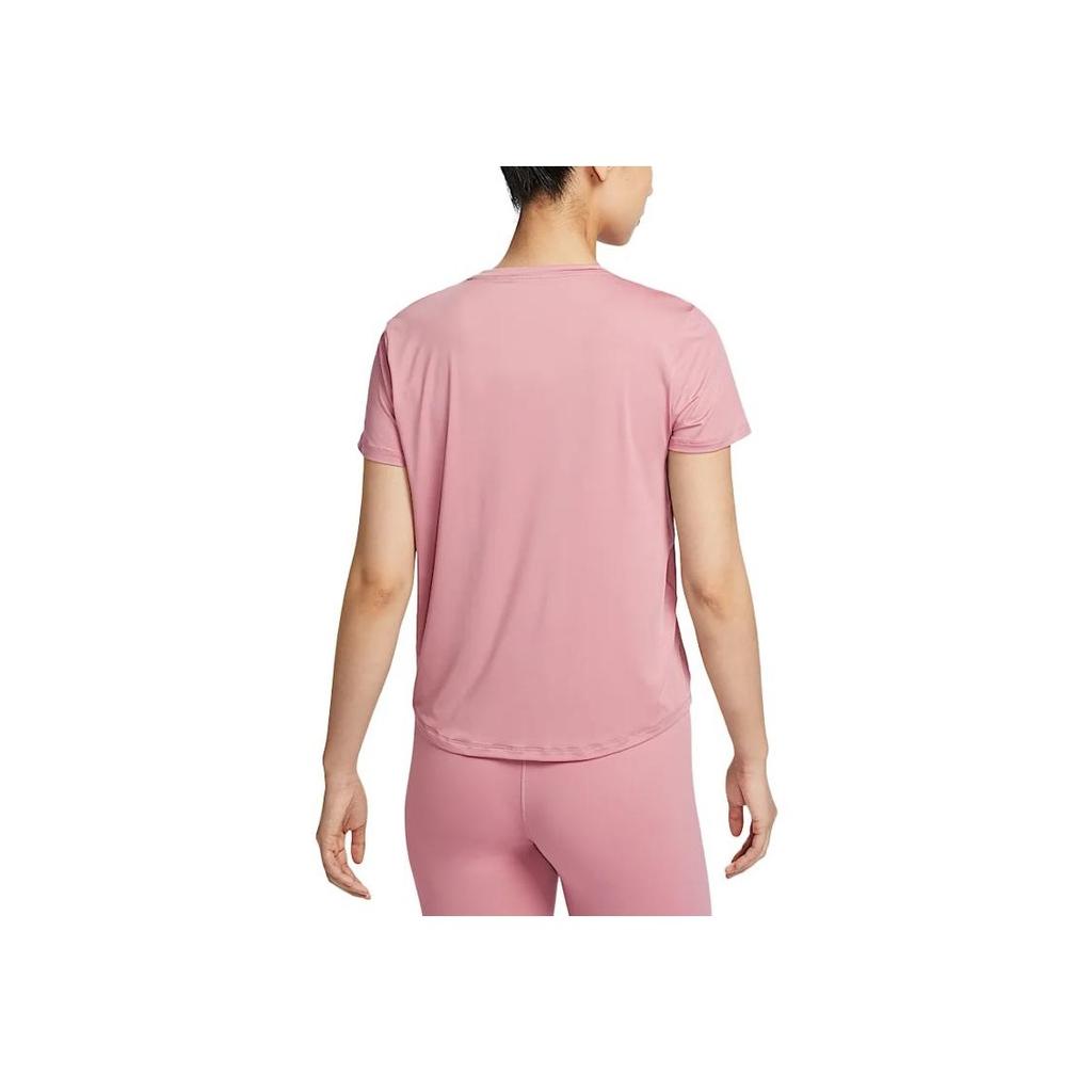 Nike Dri-Fit One Classic Series Comfortable Soft Quick-Dry Short Sleeve T-Shirt Women T-Shirts Pink FN2799-699