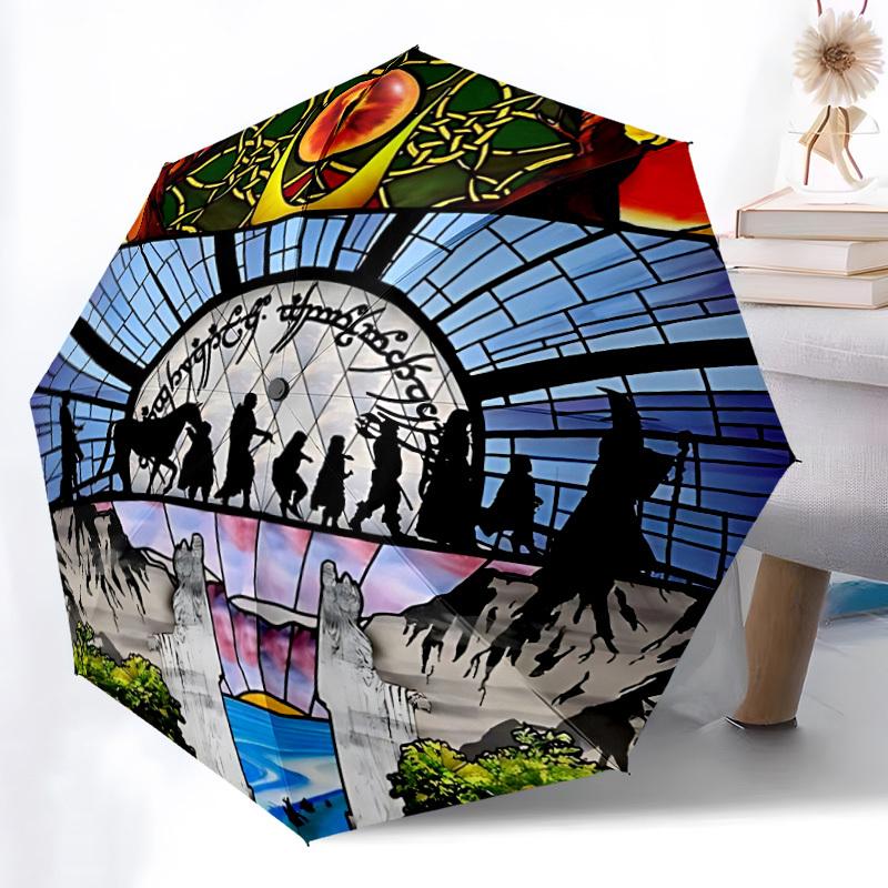 1pc Stranger Things Umbrella Portable Home Essential Umbrella Folding Umbrella Durable Iron Frame yy251128070