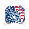 New Style Pillow Statue of Liberty Bald Eagle Printed Plush Sofa Pillow