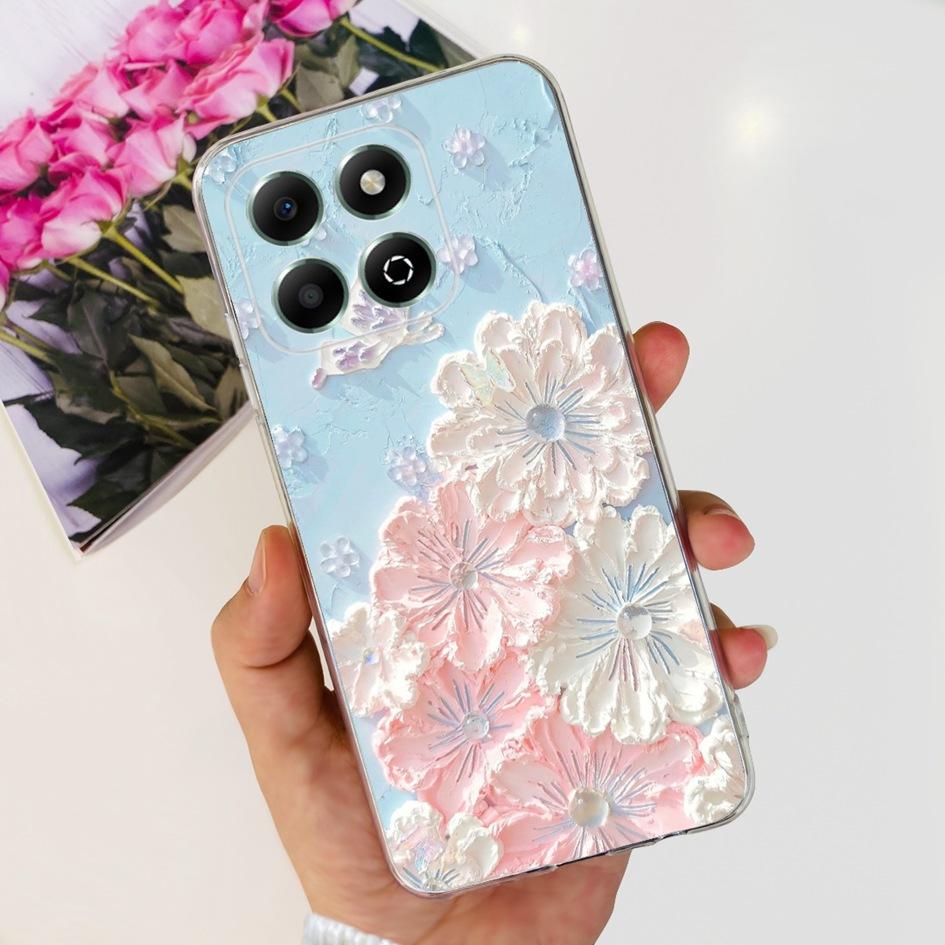 Чехол для Honor X6b 4G Популярный Мультяшный Милый Сердечко Мягкий Силикон ТПУ Чехол для Телефона Для Honor X6b 2024 JDY-LX1 JDY-LX2 HonorX6b Чехол