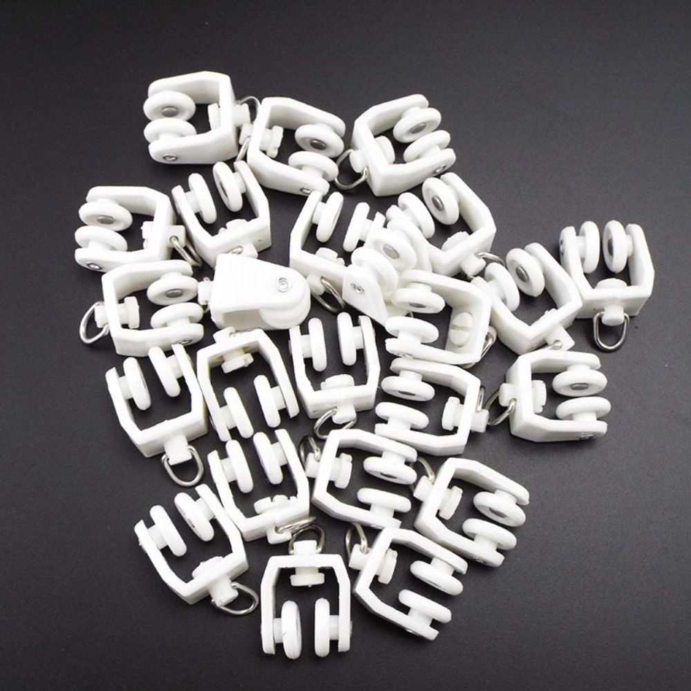 Hardware Accessories For Windows Shower Curtain Slider Drapery Hook Curtain Wheel Curtain Track