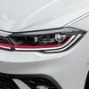 For Volkswagen VW POLO  Accessories 2Pcs Car Headlight Protective Film Headlamp Restoration Transparent Black TPU Sticke