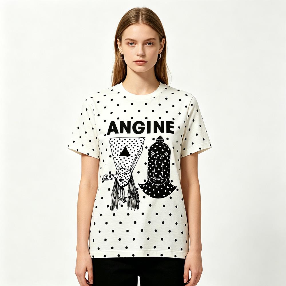 Angine De Poitrine T-Shirt 3D Graphic Print Streetwear Short Sleeve Fashion Man Women Unisex Top Round Neck Casual Wear Summer