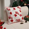 Santa's Hat Christmas Pillowcase Square Cushion Cover Soft Throw Pillowcover  Sofa/Bed
