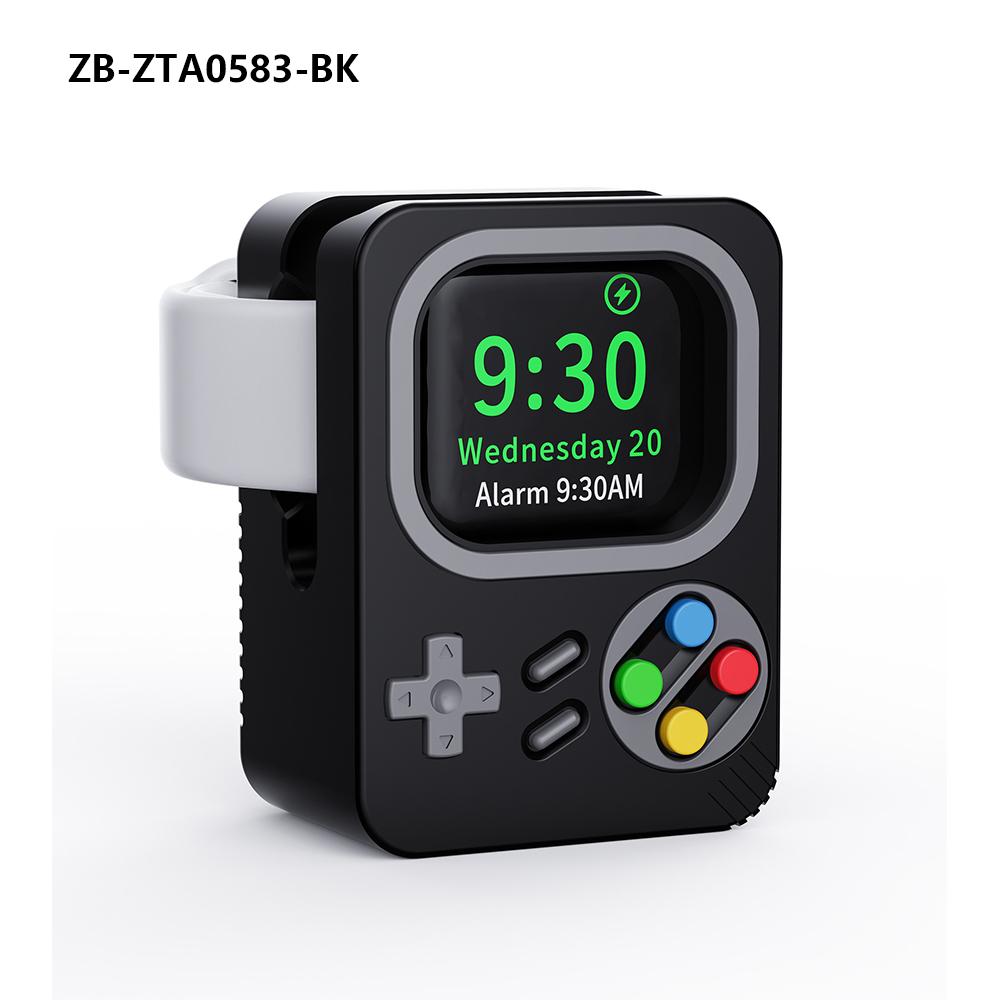 White Charging Stand Compatible With Apple Watch Silicone Charging Holder Dock