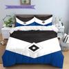 Hamburger SV Pattern Bedding Quilt Set  Home Decoration  Gift (1 * duvet cover + 2 * pillowcase  without core)