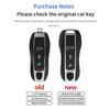 AABKV1 Luxury Genuine Leather for Porsche Boxster Cayman Panamera Cayenne Macan 718/911 Taycan Car Key Case Cover Protective Keychain