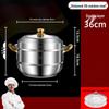 Многоярусная пароварка Lilang из нержавеющей стали 316