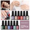 PHOENIXY 12 Colors UV Gel Nail Polish Soak Off UV Manicuring Nail Gel Polish