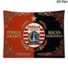 PERSIJA JAKARTA Wall Tapestry Aesthetic Wall Hanging Printed Fabric Blanket Decorative Tapestries for Bedroom Living Room Home Decor