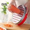 Cheese Grater with Container Multifunctional Stainless Steel Slicer Cutter for Potato Cucumber Carrot Onion Lemon Ginger Kitchen Vegetable Chopper