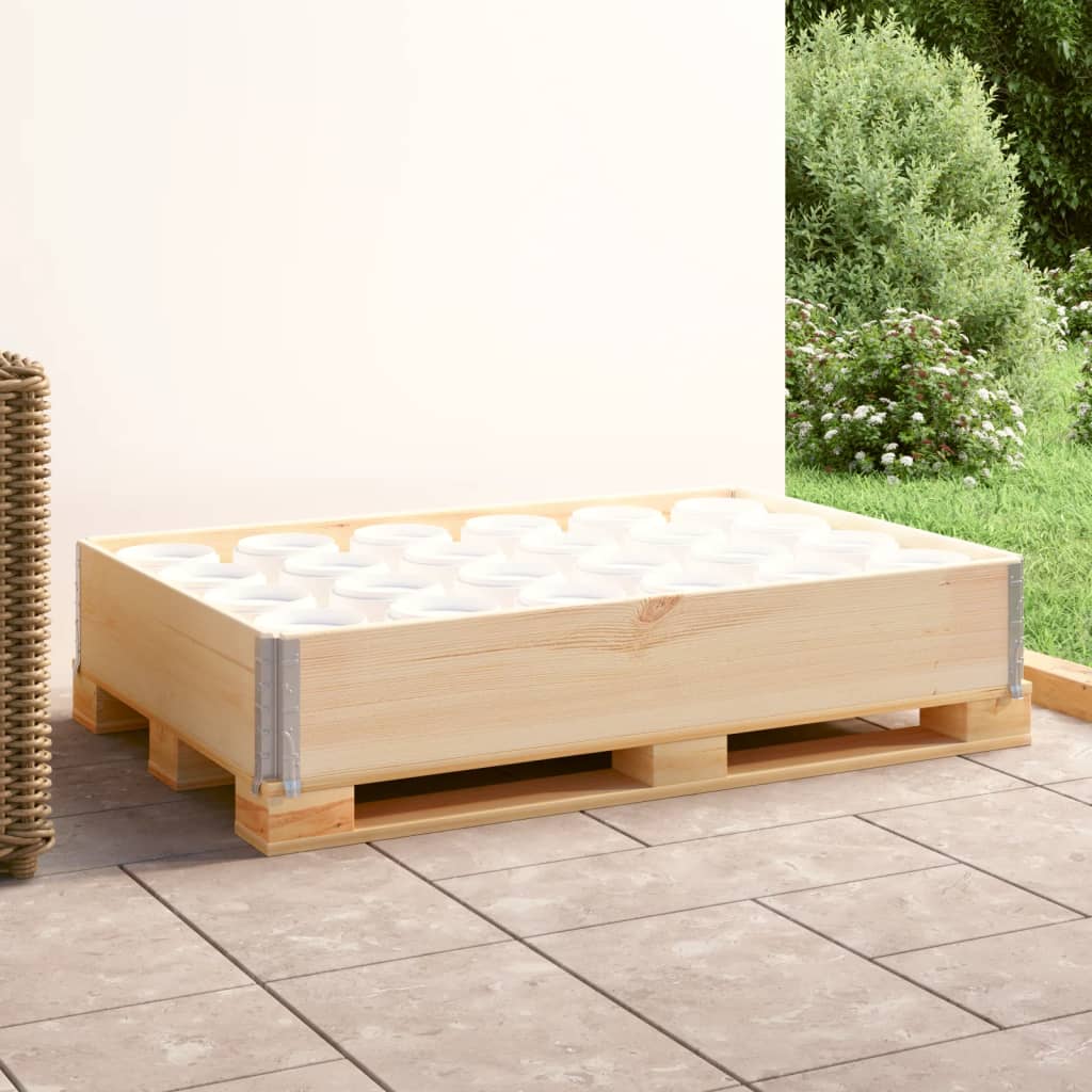 Pallet Frame 80*120 cm Solid Pine Wood