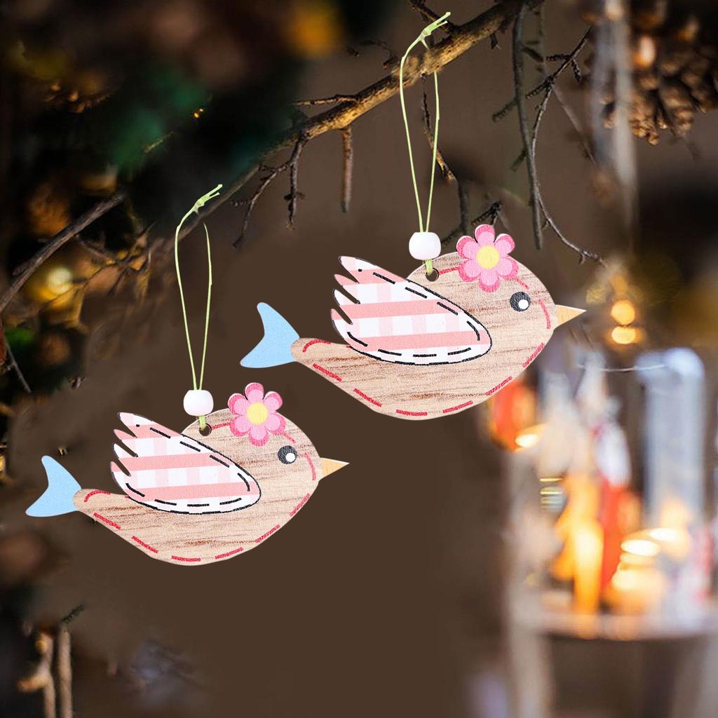 Деревянный пасхальный подвесной подвесной декор стены двери декор для дома