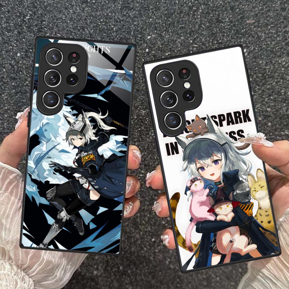 Чехол для мобильного телефона Arknights Grani Glass для Samsung Galaxy A56 55 54 53 52 51 36 35 34 23 16 15 5G Цветная обложка