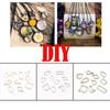 Новинка, 10 шт./компл., набор геометрических металлических подвесных рамок, DIY изготовление подвесок из эпоксидной смолы, УФ-кристаллические формы для ювелирных изделий, ожерелья