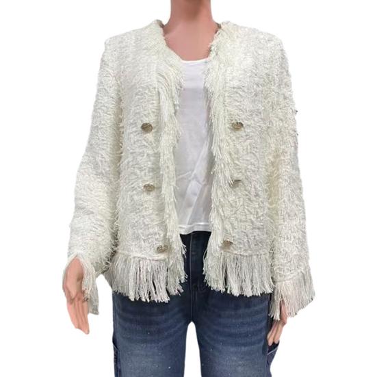 Women's Open Front Faux Fur Cardigan Fuzzy Dressy Shaggy Jacket Casual Long Sleeve Coat Fall Winter Outerwear