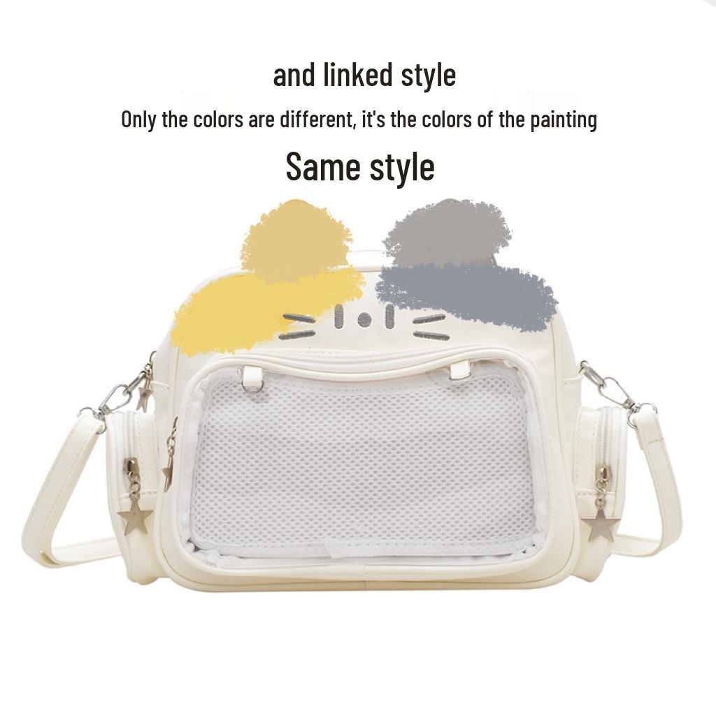 Пряная Девушка Меха Мяу Итабаг: Милый, Универсальный Колледж Рюкзак на Плечо и Кроссбоди