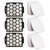 Replacement Filter Set for Shark UV850 UV900 Upright Vacuum, HEPA Filter XHF320 & Foam Filter XFFK602UKT
