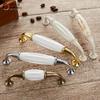 Современные цинково-керамические ручки стальные ручки для шкафа ящика гардероба комода кладовки ванной комнаты гостиной для наружного использования Сделано в Китае