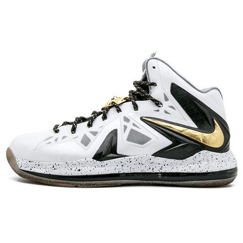 Nike LeBron X Elite+ Белый Золотой 579834-100