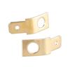 100pcs Brass Solderless Wire Connectors Male Spades rings Crimps Electrical Supplies Brass Quick Disconnect Adapters set