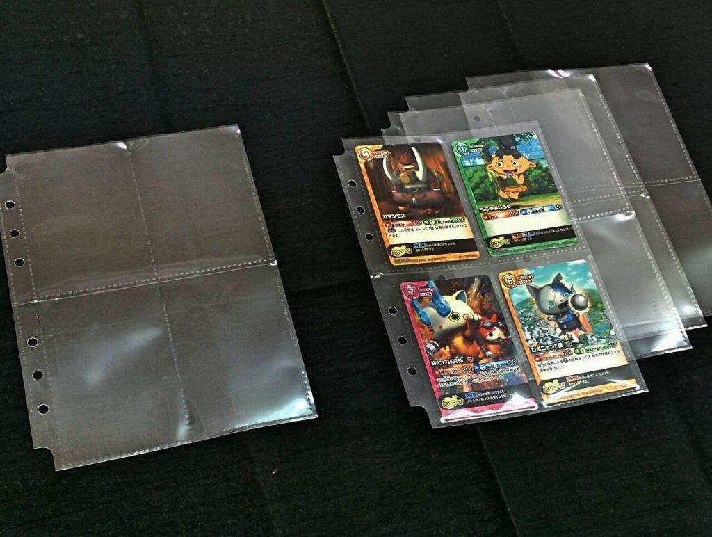 Sheet for Trading Cards 4-pocket (50 Sheets)