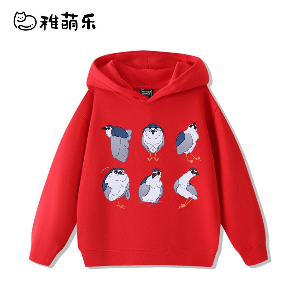 Cute Cartoon Penguin Print Kids' Hooded Sweatshirt – Adorable, Versatile Fall/Winter Top for Boys and Girls