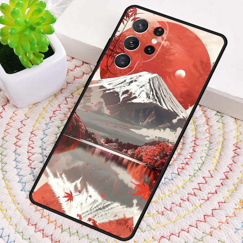Силиконовый чехол для телефона с изображением горы Фудзи для Samsung Galaxy note 10 pro S26 S25 S24 S23 S22 S21 Plus S25Ultra Чехол