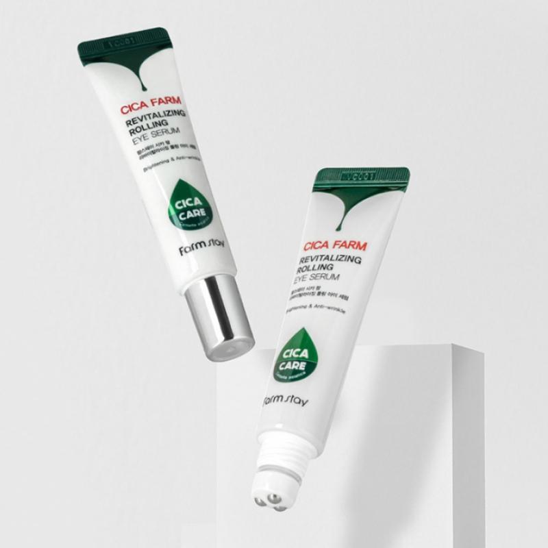 Farmstay Farmstay Cica Palm Восстанавливающая роликовая сыворотка для глаз 25 мл