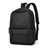 Simple and Versatile Polyester Casual Outdoor Backpack Large Capacity Black Men's Travel Bag