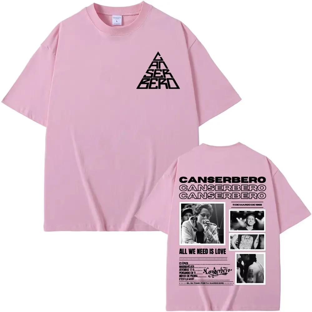 Canserbero All We Need Is Love Album 2025 Tour T-shirts Men Women Harajuku Vintage Overd T Shirt High Quality T-shirt#Color(1)