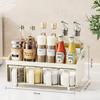 Kitchen Spice Storage Holders Home PP Material Seasoning Organization Racks for Salt Pepper Multifunctional Table Sundries Shelf