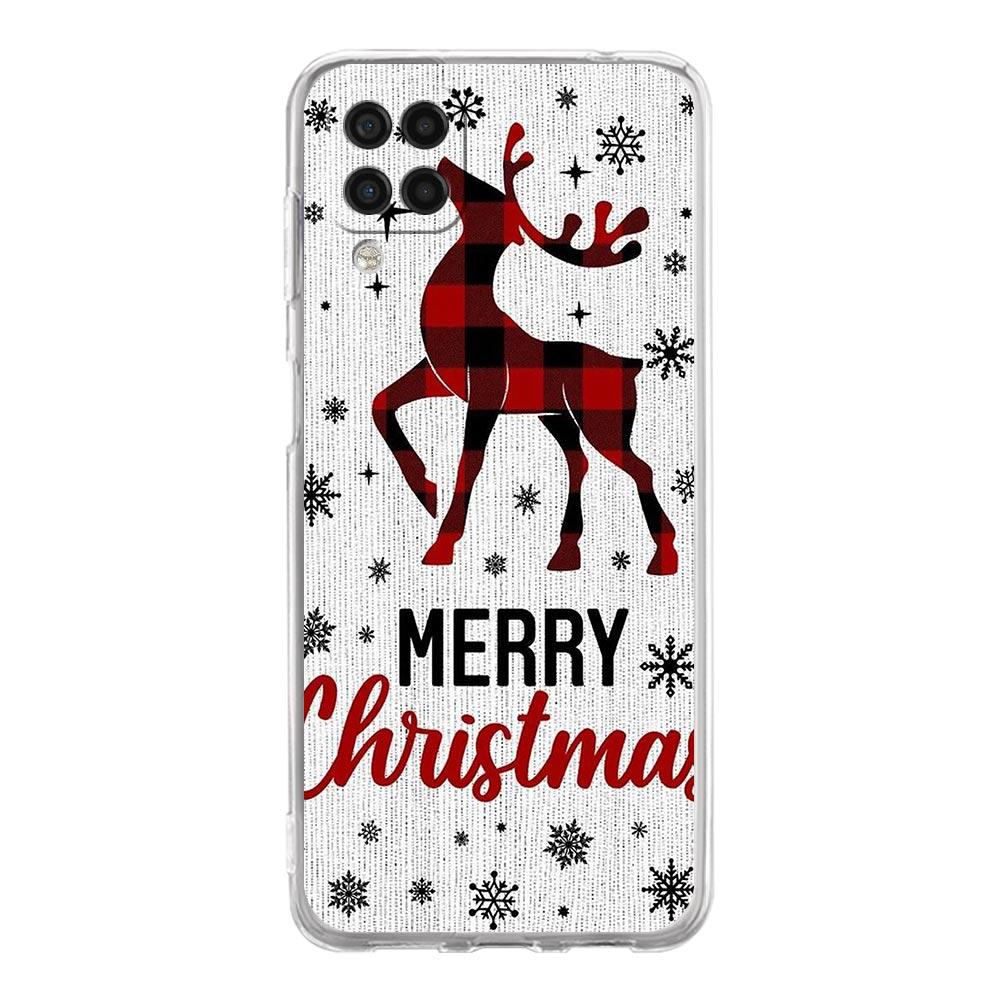 Чехол для Samsung A54 A52 A50 A70 A10 A30 A40 A20S A20E A02S A12 A14 A22 A24 A42 A34 A32 5G A04s Чехол с рождественской графикой
