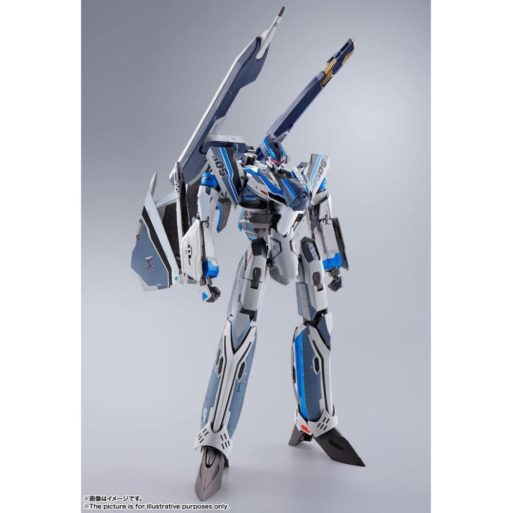 DX Chogokin Macross Delta the Movie Absolute LIVE Первая ограниченная серия VF-31AX Kairos Plus (Машина Хаяте Иммельмана) приблизительно. 260 мм ABS и литье под давлением и P