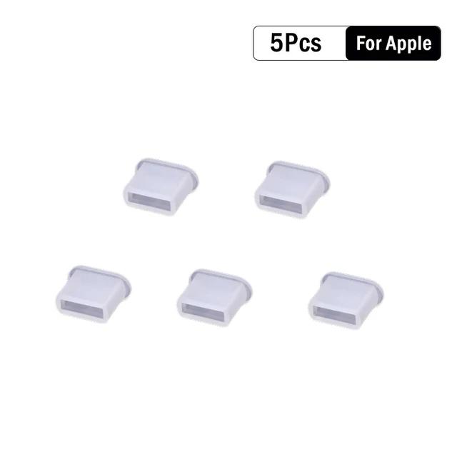 Для iOS Type C Micro USB A Порт для зарядки Защитная крышка Пылезащитные заглушки Пылезащитный стопор Защитный колпачок для кабеля данных для iPhone