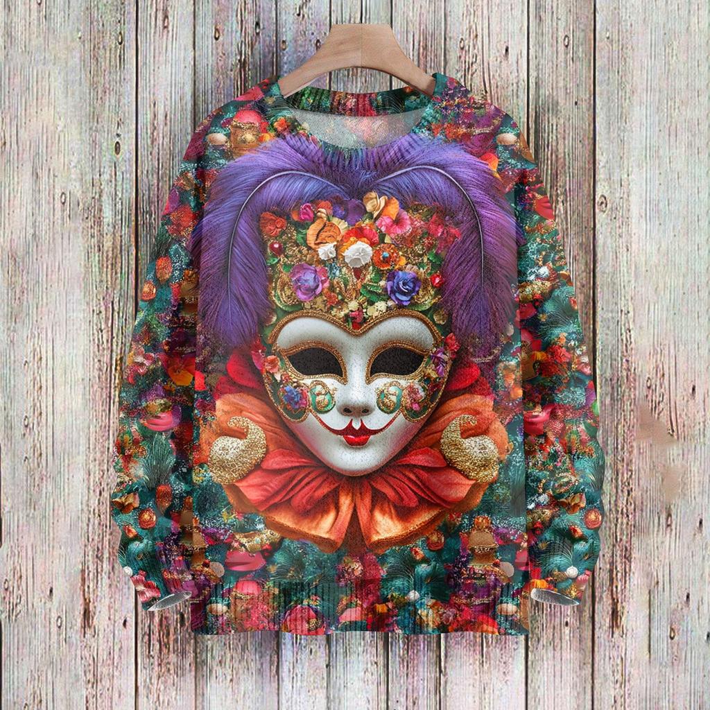 Детские толстовки Трикотаж для мальчиков и девочек Милые принтованные рубашки Круглый вырез Пуловеры Топы