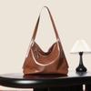 Genuine Leather Women's Bag Niche Soft Leather Tote Bag Versatile Large-capacity Cowhide Single-shoulder Bag