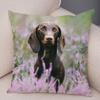 Mini Dachshund Cushion Cover Decor Pet Animal Pillowcase Sofa Home Children's Room Pillowcase
