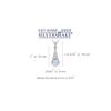 Подвеска Silvershake Natural Moonstone Triquetra Celtic Knot из стерлингового серебра 925 пробы с цепочкой 925 пробы, натуральное ожерелье Rainblown длиной 18 дюймов, маленькое, серебряное. ,