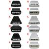 JCG1 3D Car Steering Wheel Emblem Sticker Interior Badge Accessorie For Mercedes Benz AMG W205 W168 W108 AMG W176 W204 W212 GLC
